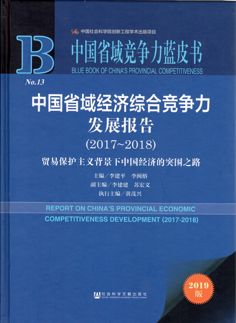 大鸡巴搞逼逼逼中国省域经济综合竞争力发展报告（2017-2018）